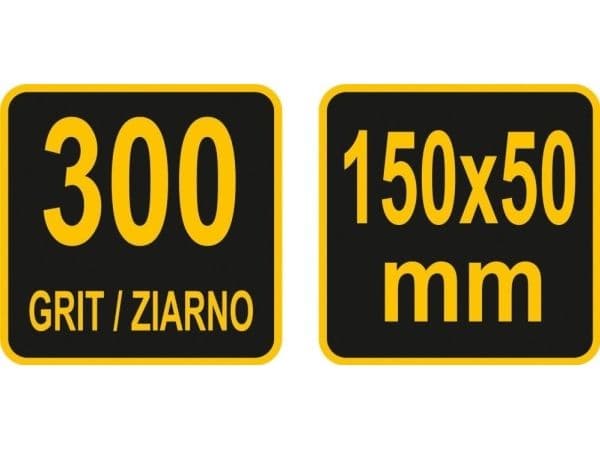 VOREL diamantslipeskive grov G300 perforert