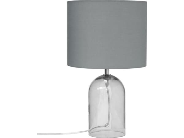 Skrivbordslampa Shumee, glas grå DEVOLL