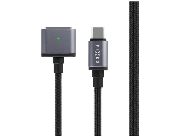 FIXED FIXD-MS3-GR, 2 m, USB C, MagSafe 3, USB 2.0, 4,8 Gbit/s, Grå