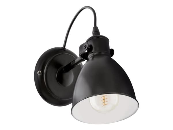 EGLO Priddy, Dukket op, E27, IP20, Sort, Hvid