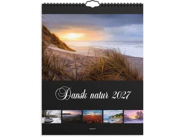 Väggkalender Dansk natur 2027