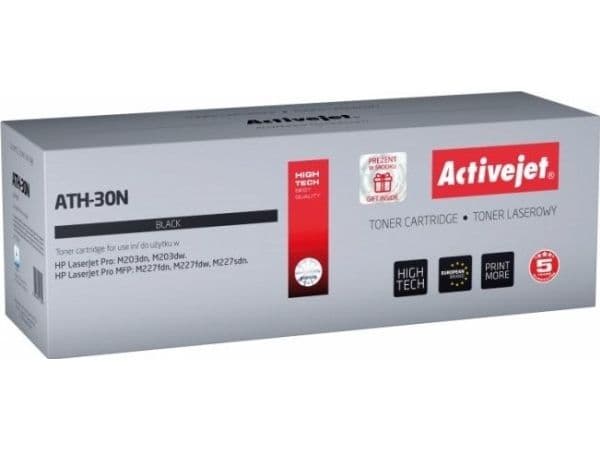 Activejet ATH-30N, 1600 sidor, Svart, 1 styck