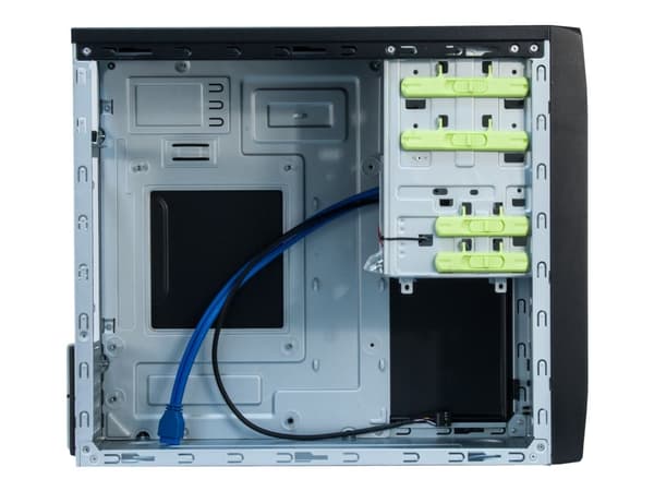 Chieftec CT-04B-OP, Mini Tower, PC, Musta, mikro ATX, SECC, 14 cm