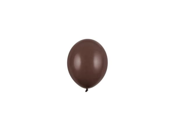 Pastel mørke brune balloner 100 stk 5"