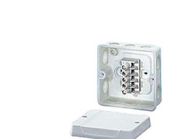 Membrandåse 2,5 mm² vit med klemme