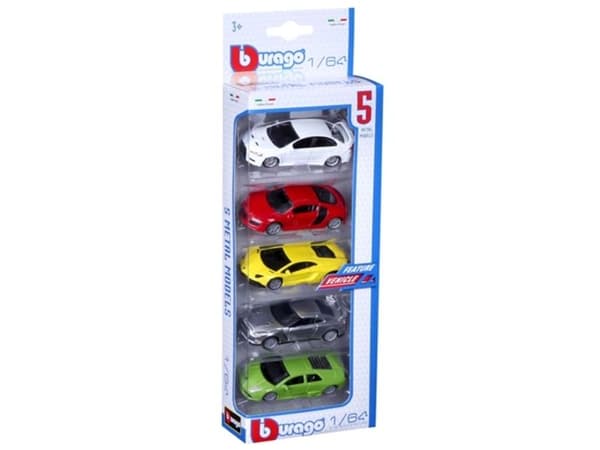 Bburago 1:64 5-paket