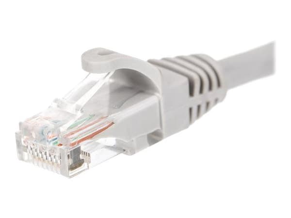 Netrack - Patchkabel - RJ-45 (han) til RJ-45 (han) - 2 m - UTP - CAT 5e - formet, knastfri - grå