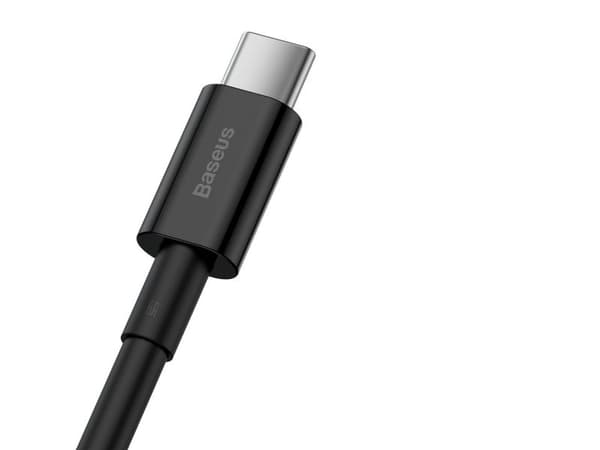 Baseus CABLE USB TO USB-C 1M/BLACK CATYS-01, 1 m, USB A, USB C/Lightning, Svart