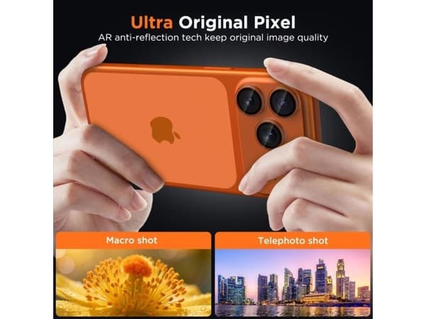 Tech-Protect kamerabeskyttelse TECH-PROTECT CAMFULL FIT+ iPhone 17 Pro Max matt klar