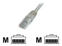 DIGITUS Premium - Patchkabel - RJ-45 (han) til RJ-45 (han) - 0,5 m - UTP - CAT 5e - booted - grå