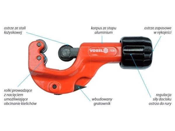 Vorel rørkutter 3-32 mm (78381)