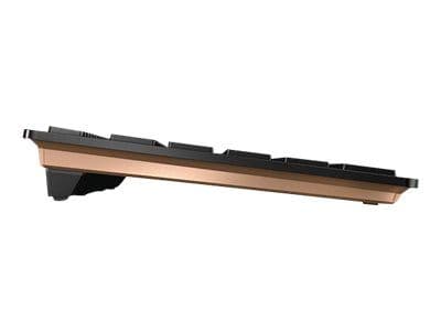 CHERRY DW 9100 SLIM, Langaton, RF Wireless + Bluetooth, Musta, Sisältää hiiren