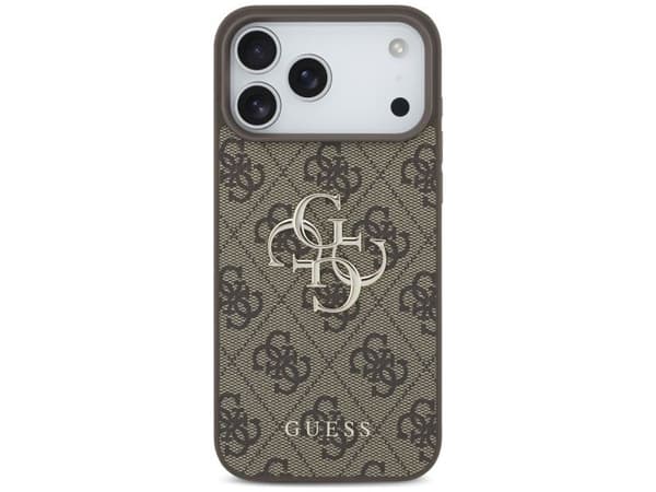 Etui Guess 4G Big Logo do iPhone 18 Pro / 17 Pro brazowy