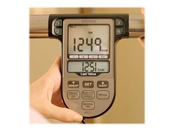 Omron Karada Scan BF511 - Badrumsvåg - blå