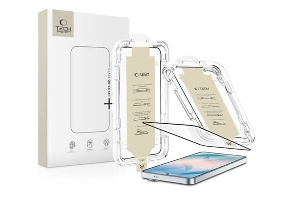 Tech-Protect skjermbeskyttelse anti-refleksjon TECH-PROTECT QUICK SET AR+ GALAXY S26 BLACK