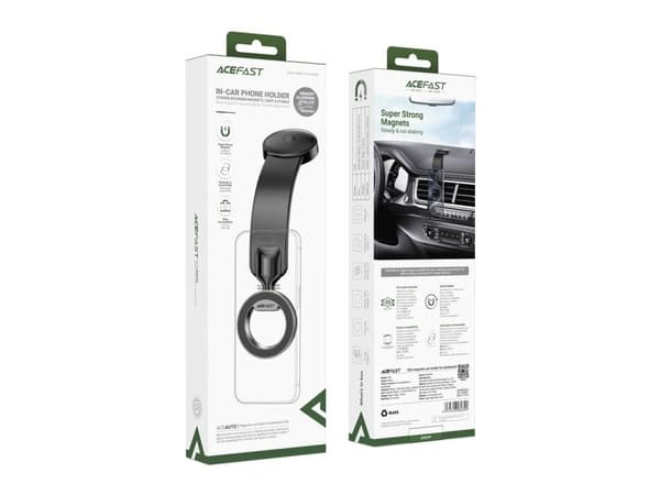 Acefast D36 magnetisk feste for dashbord - svart