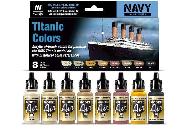 Model Air-sett Titanic-farger 8x18 ml