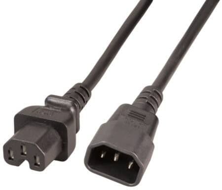 EFB Elektronik EK585.3V2, 3 m, C14 coupler, C15 coupler, 250 V