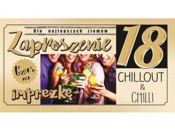Invitasjonskort Bursdag 18 (10 stk.)