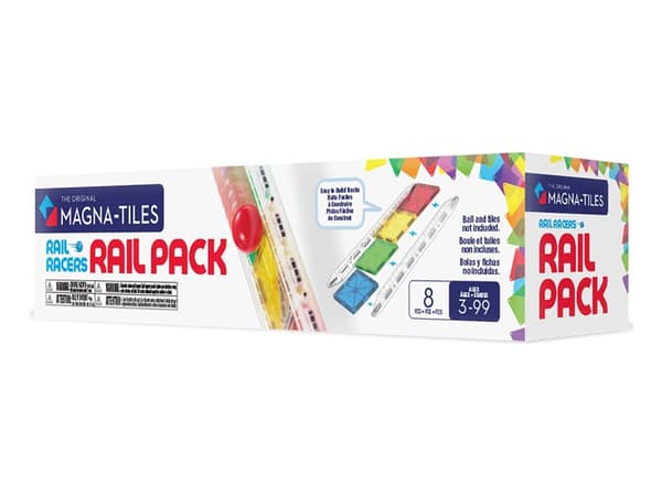 Magna-Tiles, Rail Pack, 8 delar