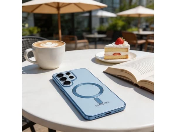 Tech-Protect MagFlex-deksel til Samsung Galaxy S26 Ultra - Transparent Blue