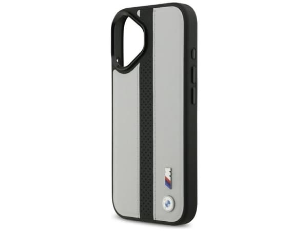 BMW M Perforated Stripe Logo MagSafe Case for iPhone 17 - Gray