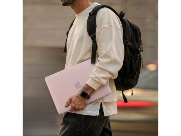 Tech-Protect SOFTSHELL fodral för MacBook NEO 13 2026 MATTE BLUSH