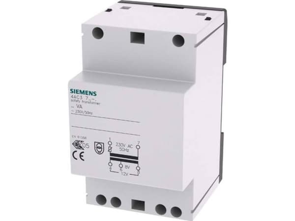 Säkerhetstransformator 24VA 230VAC 8V 12VAC