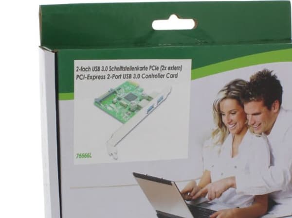 InLine 76666L, PCIe, USB 3.2 Gen 1 (3.1 Gen 1), Låg profil, 5 Gbit/s, Windows 7 Home Basic, Windows 7 Home Basic x64, Windows 7 Home Premium, Windo...