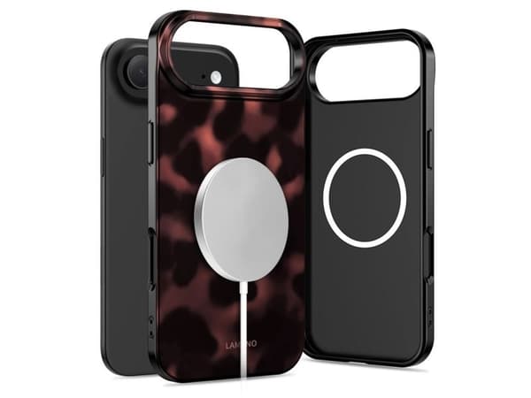 Tech-Protect Lamano MagSafe Case for iPhone Air - Black and Red