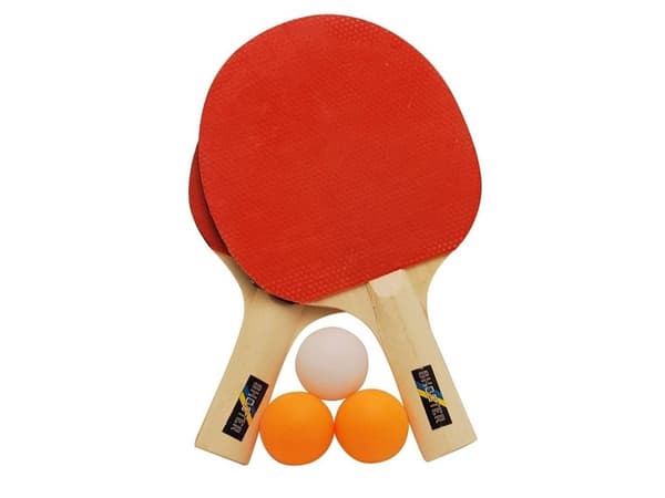 Pure2Improve bordtennis set: 1 racket, 3 bollar