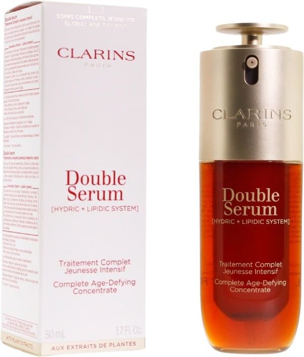 Clarins Double Serum Hydric Lipid System Light Texture 50ml Brand New Box