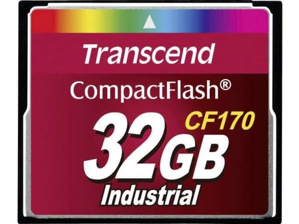 Transcend CF170 Industrial - Flash-minneskort - 32 GB - 170x - CompactFlash