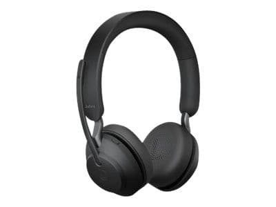 Jabra Evolve2 65 UC Stereo - Headset - på örat - Bluetooth - trådlöst - USB-C - brusisolering - svart