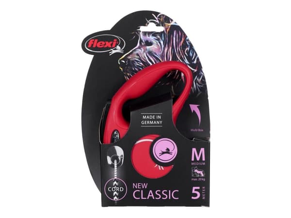 Flexi New Classic Flexibelt hundkoppel 5 m