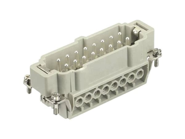 Harting 09 33 016 2611 Stiftindsats Han® E 16 + PE Skruer 1 stk