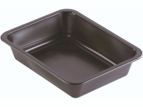 Bakke 1-rumpu 227x178x50 mm Rektangulær PP Sort,216 Stk/krt
