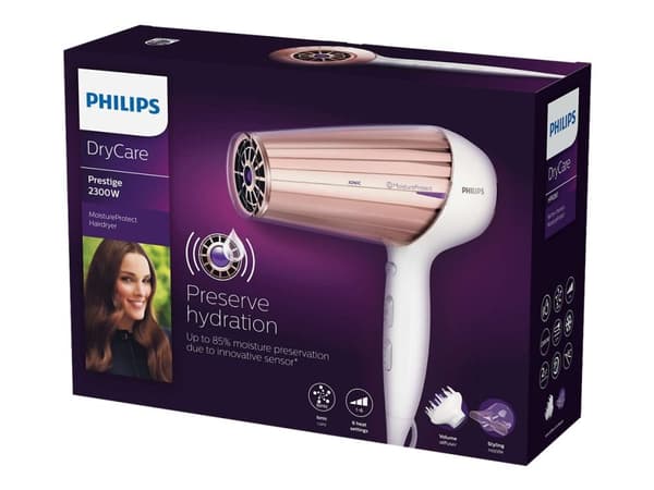 Philips Moistureprotect Hair Dryer - 2300w, Ionization Function, 6 Heat And