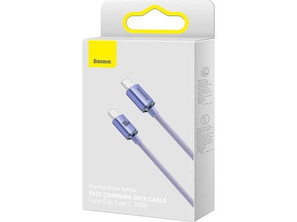 Baseus CAJY000605, 1,2 m, USB C, USB C, 480 Mbit/s, Violett