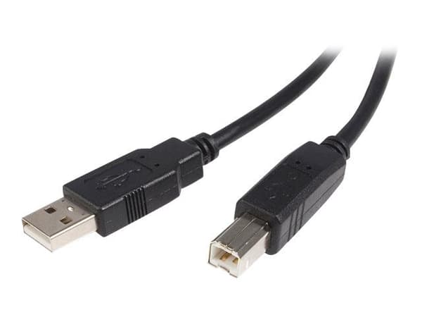 StarTech 3m USB 2.0 A to B Cable M/M - USB-kabel - USB (hann) til USB-type B (hann) - USB 2.0 - 3 m - svart