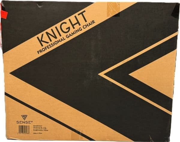 SENSE7 Knight nojatuoli musta