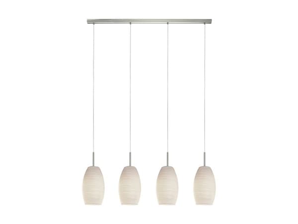EGLO BATISTA 3 LÅNGBORD 4L BS/VIT STRUKTUR