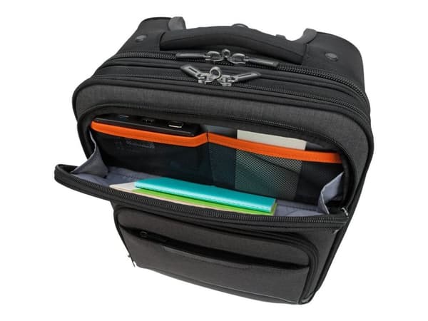 Targus CitySmart Compact Under-Seat Roller - Stående - grå, svart - 12" - 15.6"