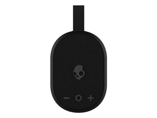 Skullcandy Ounce +, Trådløs, Stereo bærbar høyttaler, Sort, Knapper, Vanntett, IPX7