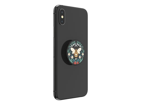 PopSockets 804149, Grepp, Svart, Multifärg, Varje varumärke, 1 styck