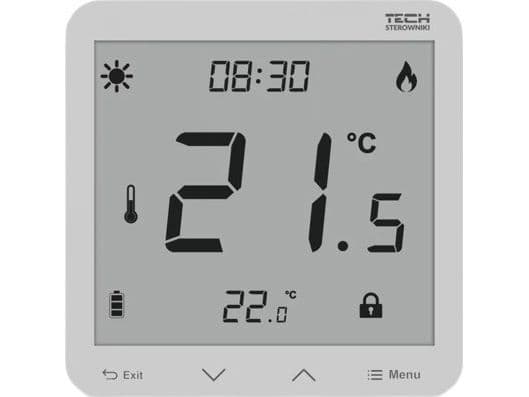 Väggtermostat rumstermostat T-3.1 STT-3.1WH vit