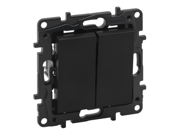 Legrand Switch 2Kl Musta