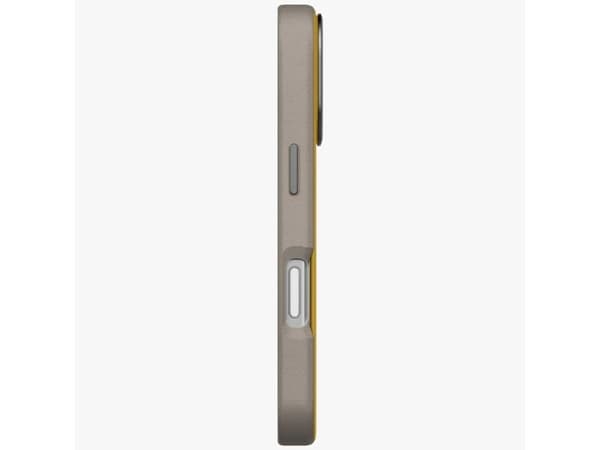 Hurtel Uniq Lyden DS-deksel for iPhone 17 Pro Magclick-lading - gulgrå