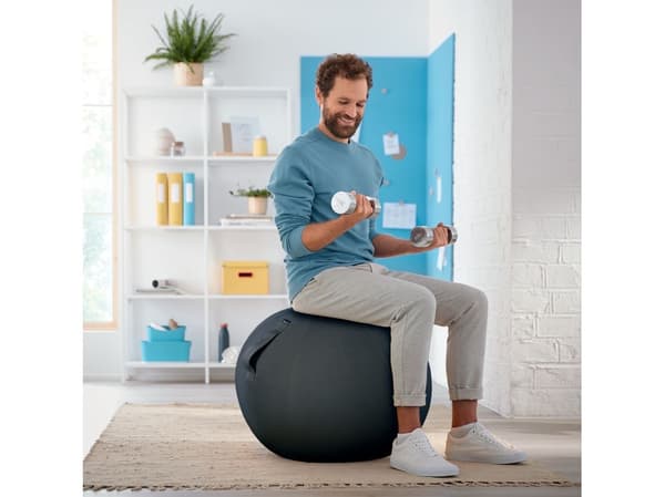 Ergonomisk balancebold Leitz Cosy grå