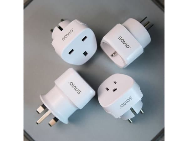 Savio Savio AP-04 nätadapter/ inventarier Vit